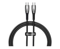 Baseus Kabel CADH000701 USB-C - USB-C PD 100W 5A 480Mb/s 1m czarny - 1502044 - zdjęcie 1